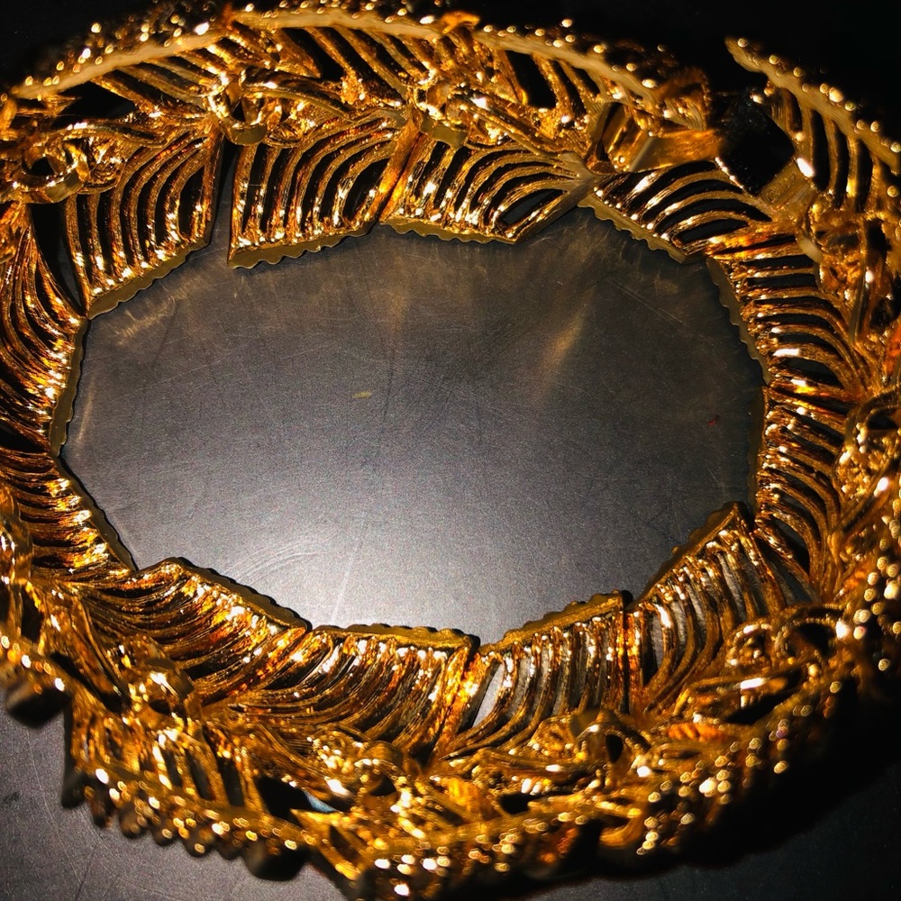 Vintage Napier Signed Gold Tone Women's Link Bracelet
